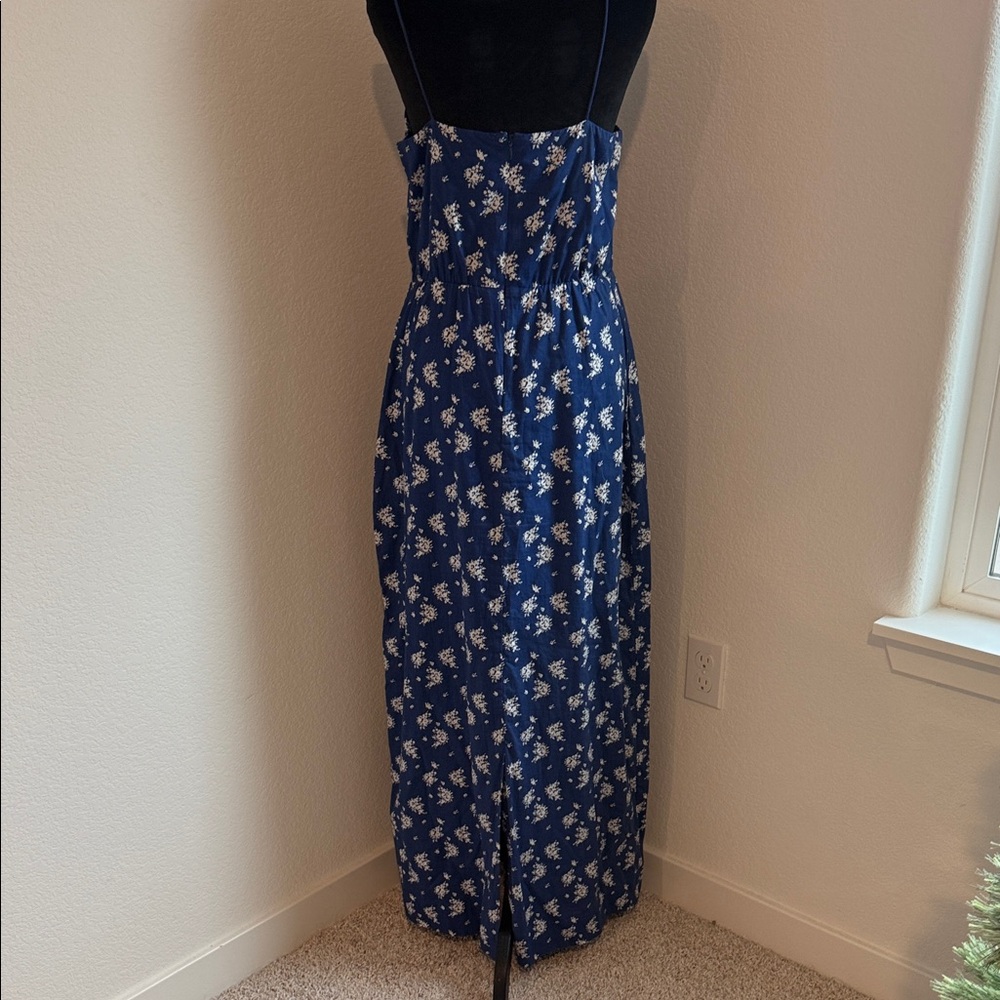J. Crew Blue and White Floral Maxi Dress - Picture 14 of 14